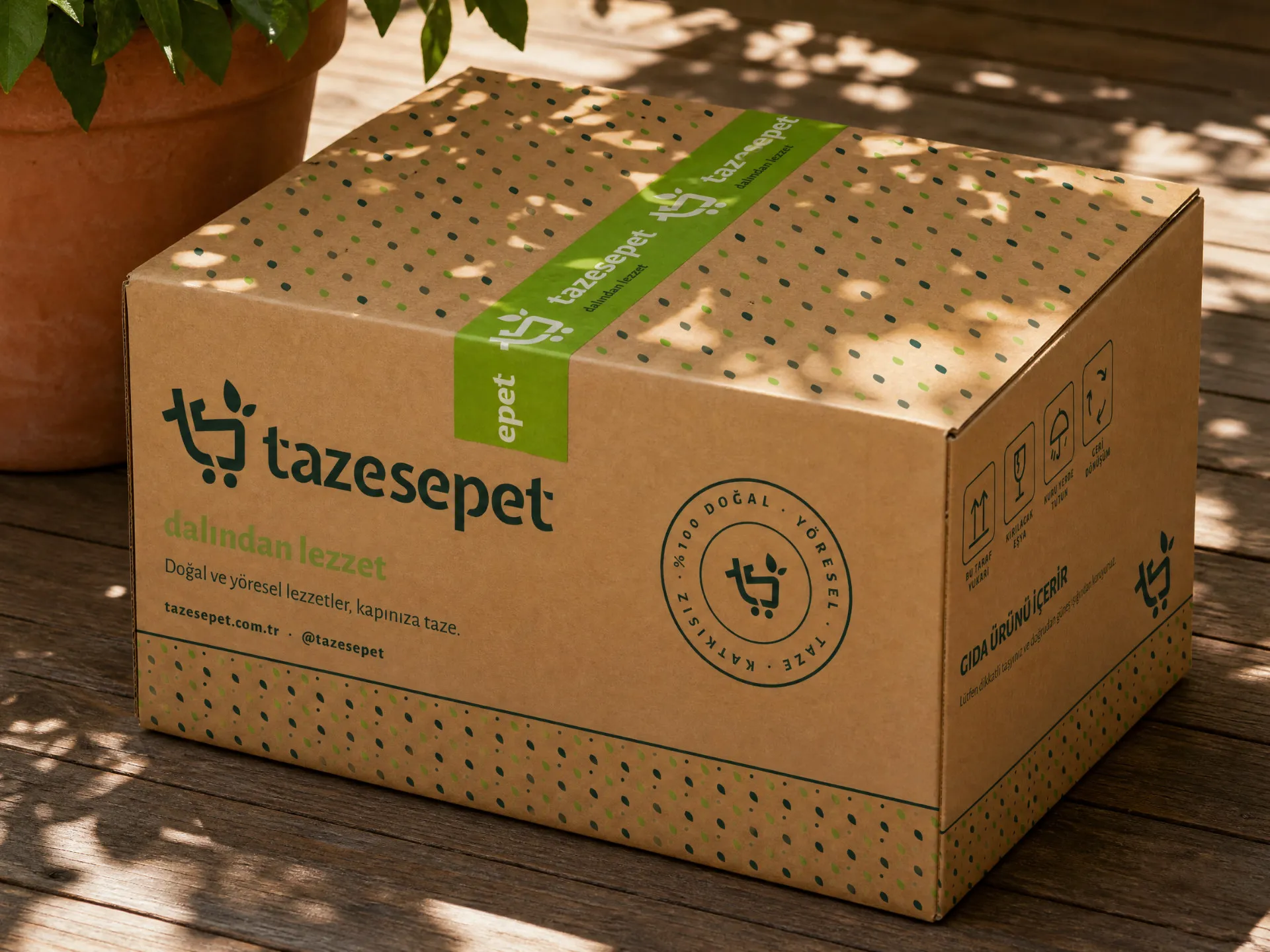Taze Sepet brand identity, image 9